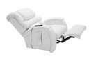 Ver imagem 3 de Cadeira Poltrona Reclinável Imperial Massageadora Motorizada Corano Lift Branco Império Estofados
