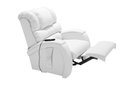 Ver imagem 2 de Cadeira Poltrona Reclinável Imperial Massageadora Motorizada Corano Lift Branco Império Estofados