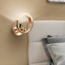 Ver imagem 2 de Arandela Moderna Cabeceira Led 4w 3000k Dourada Mezzo 10x21cm Bivolt Mais Luz
