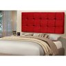 Painel Cabeceira Casal King 140cm Para Cama Box Espanha Suede Vermelho - SA Móveis - 2