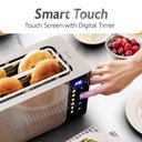 Ver imagem 2 de Elite Gourmet Torradeira Digital Longa 4 Fatias com Função Bagel e Timer Led