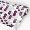 Papel de Parede Adesivo Pastilha 010 Roxa 4.20x0.58m - 3