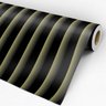 Papel de Parede Adesivo Listrado 018 Preto 4.80x0.58m - 3