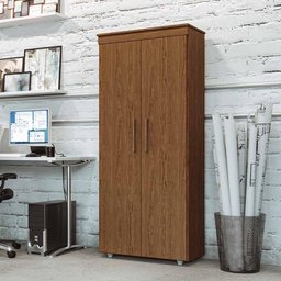 Armário Multiuso 2 Portas Com Gaveta Chocolate Wood Advantage Batrol - 1