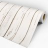 Papel de Parede Adesivo Madeira 025 Branca 3.60x0.58m - 3