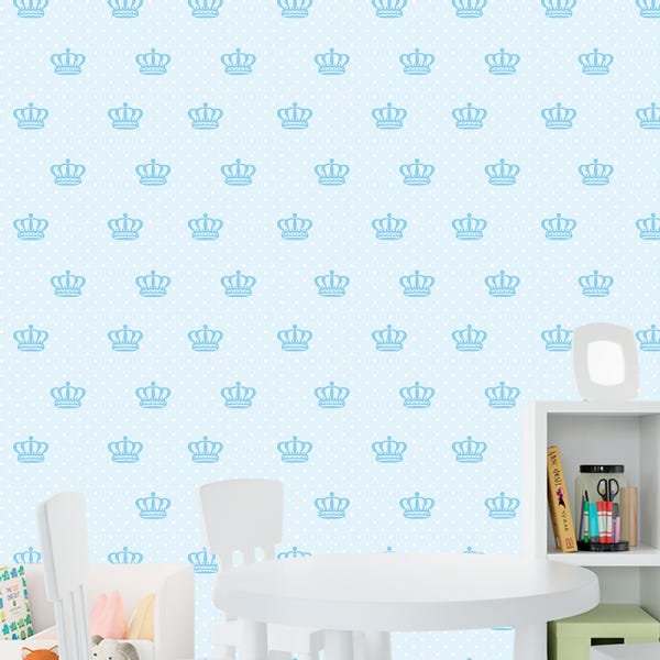 Papel de Parede Adesivo Poá 035 Cinza 1.20x0.58m - 1