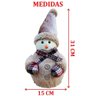 Enfeite Boneco de Neve Gorro Chapéu Decoração de Natal 31cm - 2