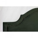 Ver imagem 4 de Cabeceira Casal Provençal Luxo 140X60 Verde Tachas Fumê