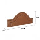 Ver imagem 5 de Cabeceira King Luxo 193x60 Veludo Terracota Tachas Fumê