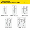 Ver imagem 5 de Cabeceira Cama Box Casal Queen Size Maísa 160cm Com Frame Veludo Bege - Desk Design