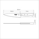 Ver imagem 2 de Faca Peixeira e Cozinha Tradicional com Lâmina em Aço Inox e Cabo em Madeira Natural 6