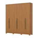 Ver imagem 2 de Guarda-roupa Casal Dominic 6 Portas 2 Gavetas Cinamomo - Henn