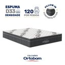 Ver imagem 4 de Colchão de Espuma D33 Ortobom Airtech Ortopillow 100 Casal 138 cm