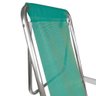 Kit 2 Cadeira Praia Reclinável 8 Posições Alumínio Mor Verde - 2