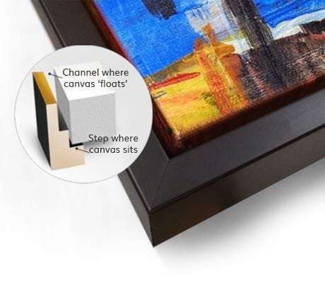 Quadro Decorativo Canvas Moldura Coração - 6