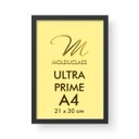 Ver imagem 2 de Kit 8 Molduras A4 Pretas Vidro Antirreflexo Quadro Foto