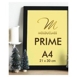 Kit 12 Molduras A4 Pretas para Quadro Foto Vidro - 2