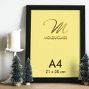 Ver imagem 4 de Kit 10 Molduras A4 Pretas Brancas para Quadro Acetato iFrame