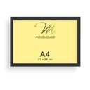 Ver imagem 3 de Kit 10 Molduras A4 Pretas Brancas para Quadro Acetato iFrame