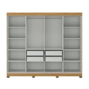 Ver imagem 3 de Guarda Roupa Casal 8 Portas com Pés Paris