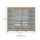 Ver imagem 4 de Guarda Roupa Casal 8 Portas com Pés Paris