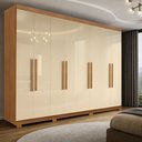Ver imagem 1 de Guarda Roupa Casal 8 Portas com Pés Paris