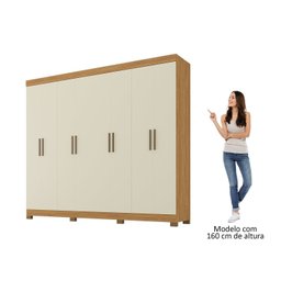 Guarda-roupa Paris 8 Portas Mdp com Pés - 5