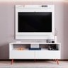Rack com Painel para Tv até 48 Polegadas 136cm Clean Branco - 1