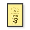 Ver imagem 4 de Kit 8 Molduras A3 Preta Branca Vidro Antirreflexo Quadro