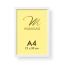 Ver imagem 2 de Kit 6 Molduras A4 Pretas Brancas para Quadro Acetato iFrame
