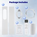 Ver imagem 7 de Takywep Ar-condicionado Portátil 10.000 Btus 3 em 1 115v Branco
