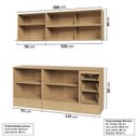 Ver imagem 5 de Cozinha Modulada 5 Peças 3 Aéreos 2 Balcões Nara CabeCasa MadeiraOriginals