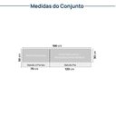 Ver imagem 7 de Cozinha Planejada 5 Peças 3 Aéreos 2 Balcões Nara CabeCasa MadeiraOriginals Marrom/Avena