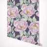 Papel de Parede floral peônias em aquarela - 3