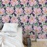 Papel de Parede floral peônias em aquarela - 2