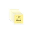 Ver imagem 1 de Kit 5 Molduras 30x30 cm Branco Quadro Gravura Acetato iFrame
