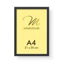 Ver imagem 2 de Kit 8 Molduras A4 Pretas para Quadro Foto Acetato iFrame