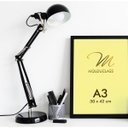 Ver imagem 3 de Kit 4 Molduras A3 Pretas para Quadro Poster Acetato iFrame