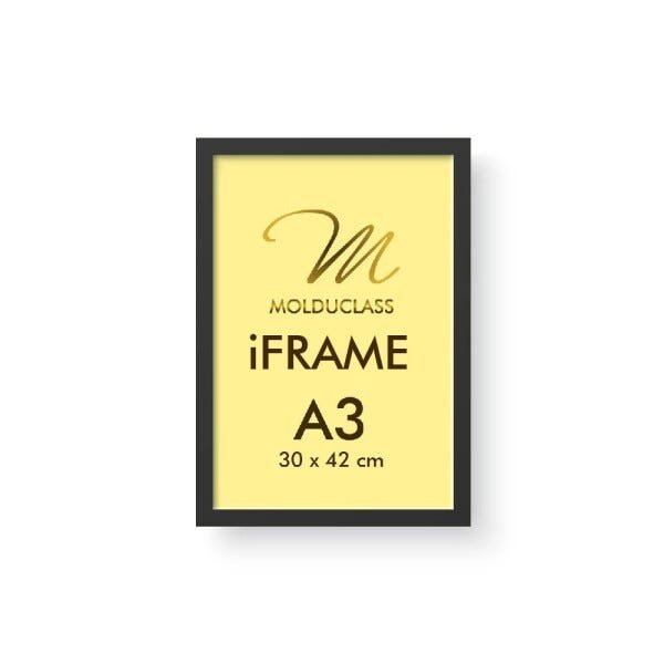 Kit 12 Molduras A3 Pretos para Quadro foto Acetato iFrame - 2