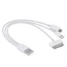 Cabo Eipou Usb Celular 4 / 4s / 5 / Micro Usb 15cm 3 em 1 - 2