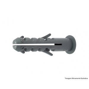 Bucha Plastica 12mm C/anel Sc 0250pcs