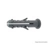 Bucha Plastica 12mm C/anel Sc 0250pcs - 1