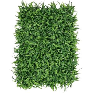 Kit 10 Placas Samambaia Verde Claro 40 X 60cm Muro Inglês