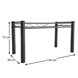 Pés De Mesa Para Tampo de Granito ou Vidro 1,50 Sala De Jantar Ql Texturizado - 4