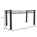 Ver imagem 4 de Pés De Mesa Para Tampo de Granito ou Vidro 1,50 Sala De Jantar Ql Texturizado