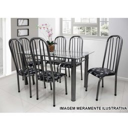 Pés De Mesa Para Tampo de Granito ou Vidro 1,50 Sala De Jantar Ql Texturizado - 6