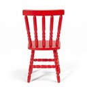 Ver imagem 4 de Cadeira Jantar Rústica Madeira Maciça Eucalipto Mônaco Jm Móveis - Vermelho