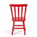 Ver imagem 4 de Cadeira Jantar Rústica Madeira Maciça Eucalipto Mônaco Jm Móveis - Vermelho