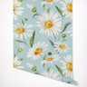 Papel de Parede floral margarida em aquarela - 3