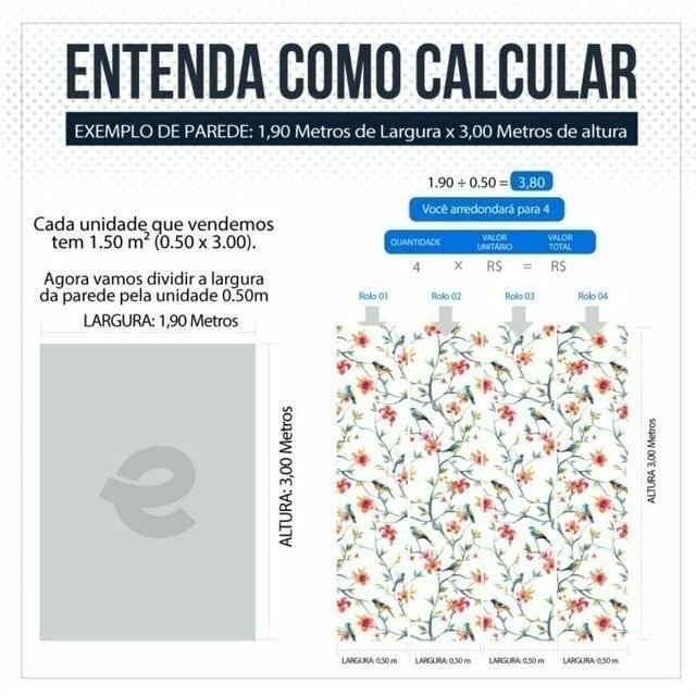 Papel de parede preto e branco flores grandes - 4